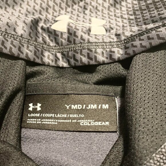 Under Armour Cold Gear Hoodie Youth Medium Pullover - Picture 4 of 16